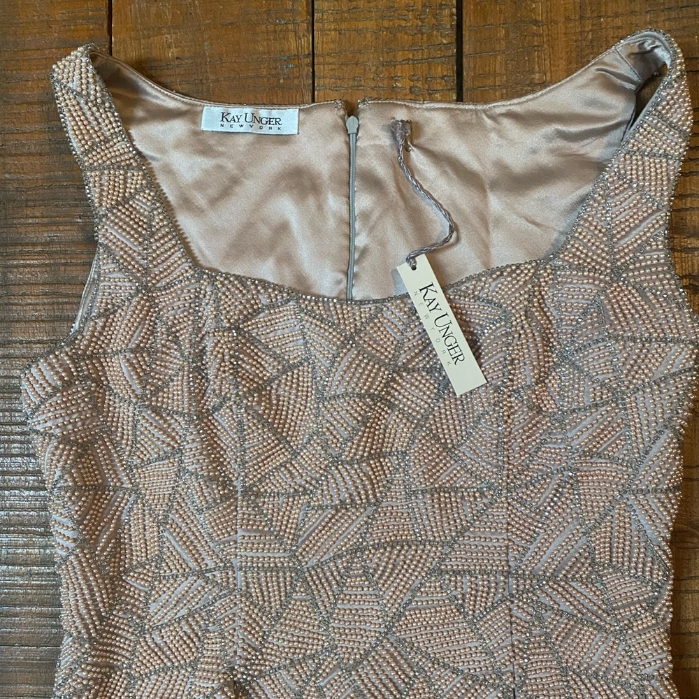 Kay Unger hand beaded top